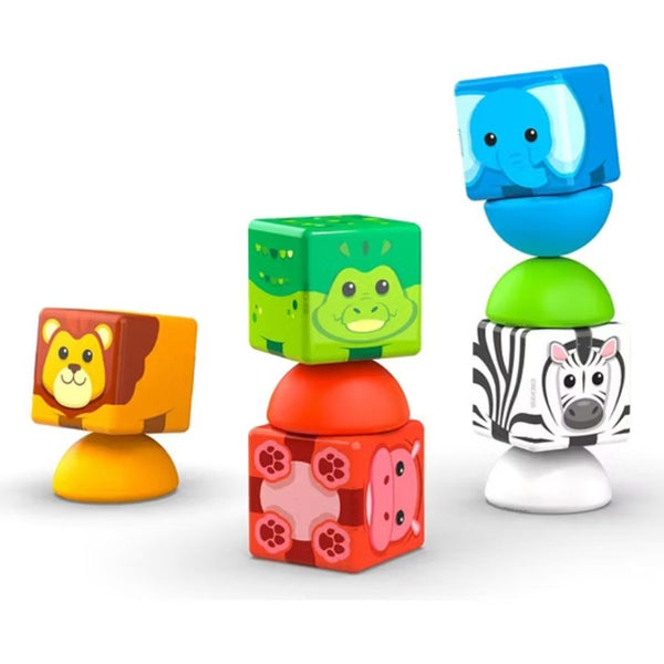 Geomag Magicube Stacking Safari 10 Pcs | Magnetic Blocks | KidzInc Australia 3