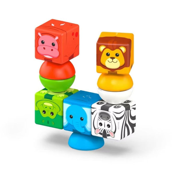 Geomag Magicube Stacking Safari 10 Pcs | Magnetic Blocks | KidzInc Australia 2