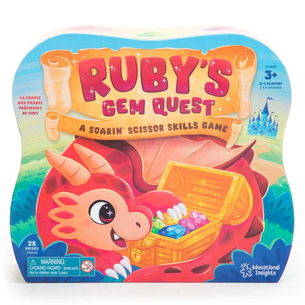 Educational Insights Ruby’s Gem Quest – Scissor Skills Game for Kids | KidzInc Australia