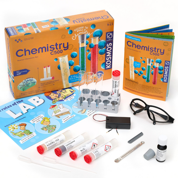 Thames & Kosmos Chemistry C500 Science Kit – 28 Fun Experiments | KidzInc Australia 4