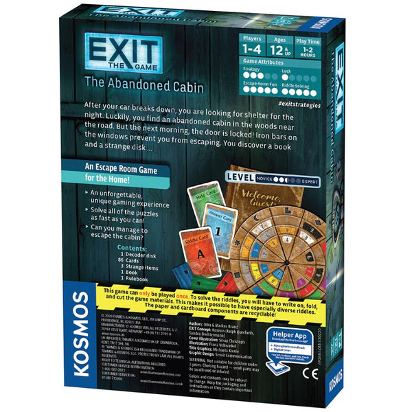 Kosmos EXIT The Game The Abandoned Cabin|Home Escape Room Game 12 Yrs+ | KidzInc Australia 4