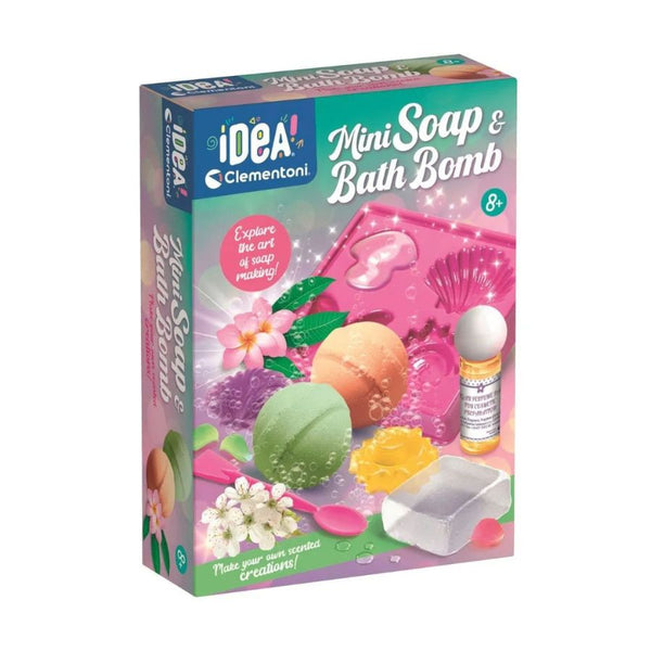 Clementoni Mini Soaps & Bath Bombs Lab | Creative Science Kit for Kids | KidzInc Australia