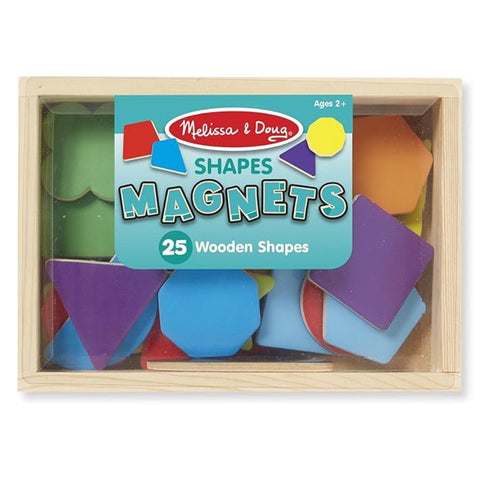 Melissa and Doug 25 Wooden Shape Magnets | KidzInc Australia