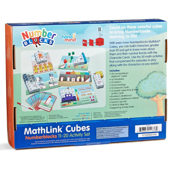 hand2mind Numberblocks MathLink Cubes 11-20 Activity Set | KidzInc Australia 4