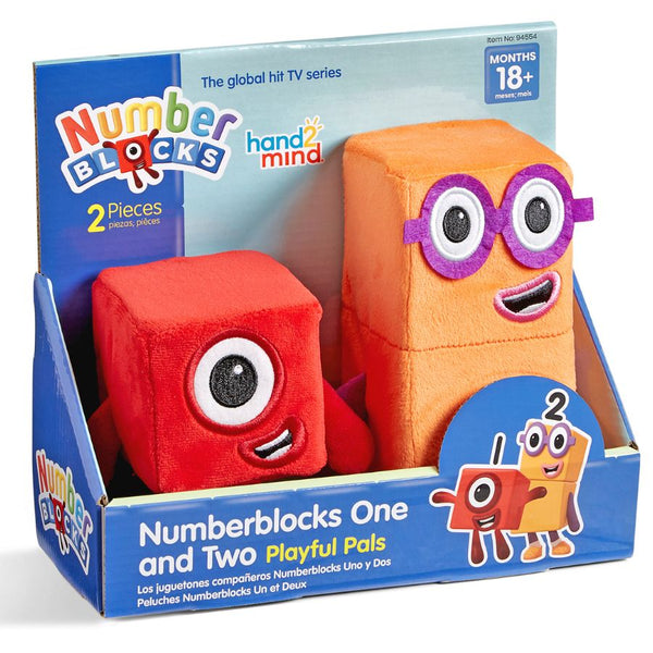 hand2mind Numberblocks One and Two Playful Pals Plush Toy | KidzInc Australia