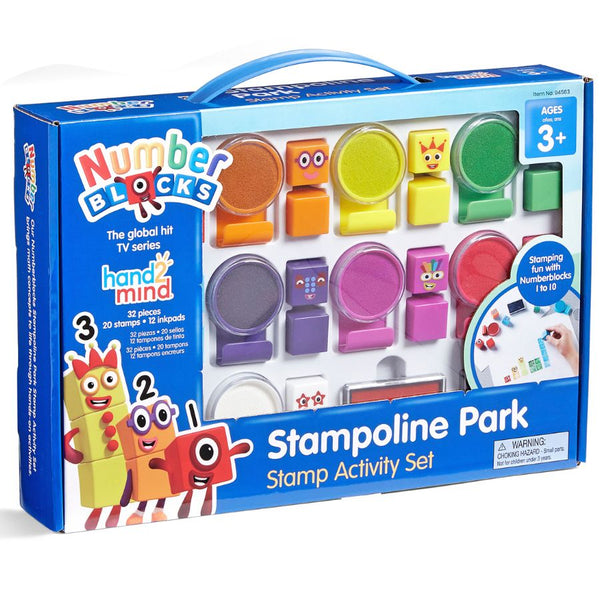 hand2mind Numberblocks Stampoline Park Stamp Activity Set | KidzInc Australia