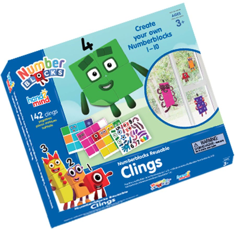 hand2mind Numberblocks 1-10 Reusable Clings KidzInc Australia