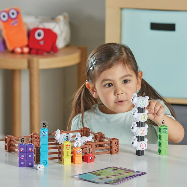 hand2mind MathLink Cubes Activity Set Numberblocks Sheep Farm | KidzInc Australia 8