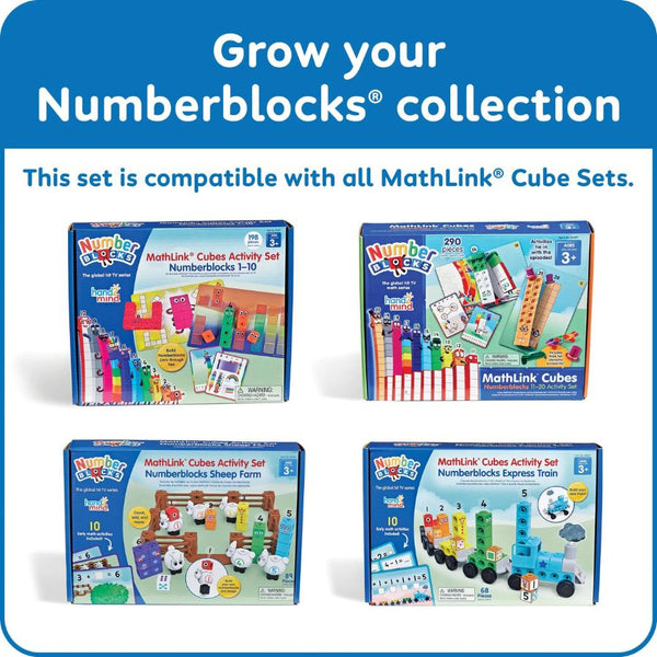 hand2mind MathLink Cubes Activity Set Numberblocks Sheep Farm | KidzInc Australia 2