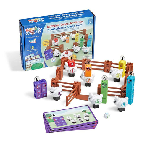 hand2mind MathLink Cubes Activity Set Numberblocks Sheep Farm | KidzInc Australia