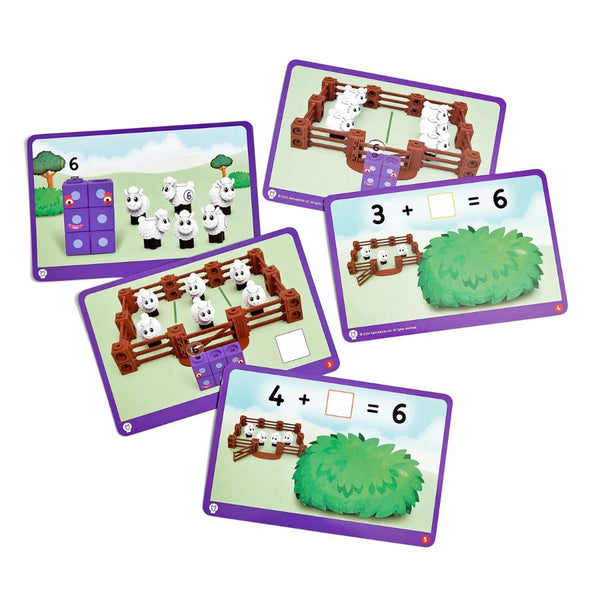 hand2mind MathLink Cubes Activity Set Numberblocks Sheep Farm | KidzInc Australia 11