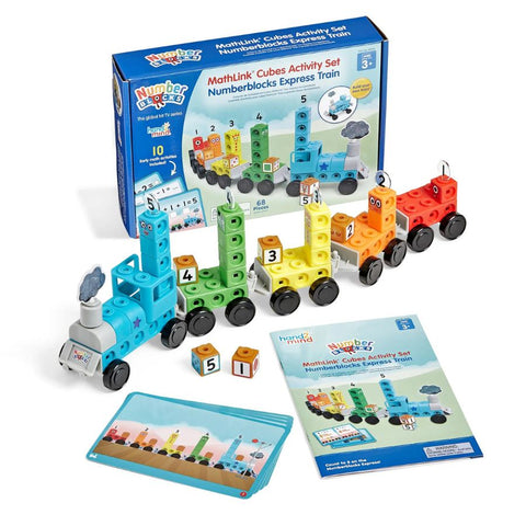 hand2mind MathLink Cubes Numberblocks Express Train Activity Set | KidzInc Australia