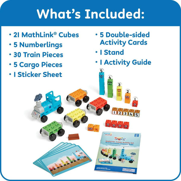 hand2mind MathLink Cubes Numberblocks Express Train Activity Set | KidzInc Australia 6