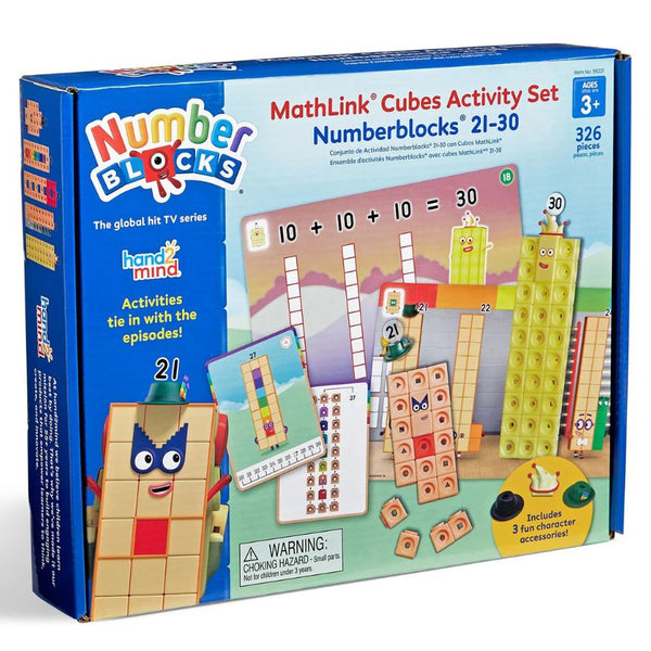 hand2mind Numberblocks MathLink Cubes 21-30 Activity Set | Maths Toys | KidzInc Australia 9