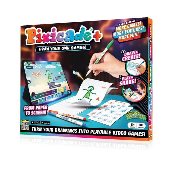 Pixicade+ Draw Your Own Video Game Kit | STEAM Toy | KidzInc Australia