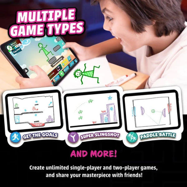 Pixicade+ Draw Your Own Video Game Kit | STEAM Toy | KidzInc Australia 4