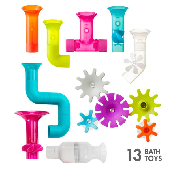 Boon Pipes, Tubes & Cogs Building Bath Toy Bundle | Toddler Bath Toys | KidzInc Australia 2
