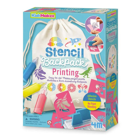 4M KidzMaker Stencil Backpack Printing | KidzInc Australia