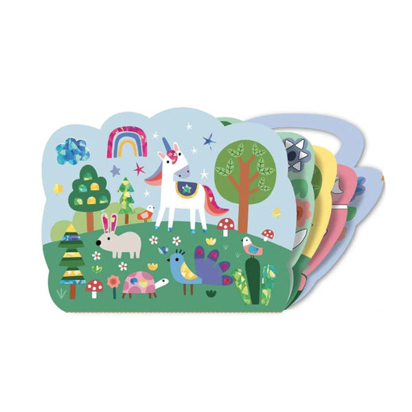 Avenir Foil Art Unicorn – Portable, Mess-Free Sparkly Kids Craft Kit | KidzInc Australia 3