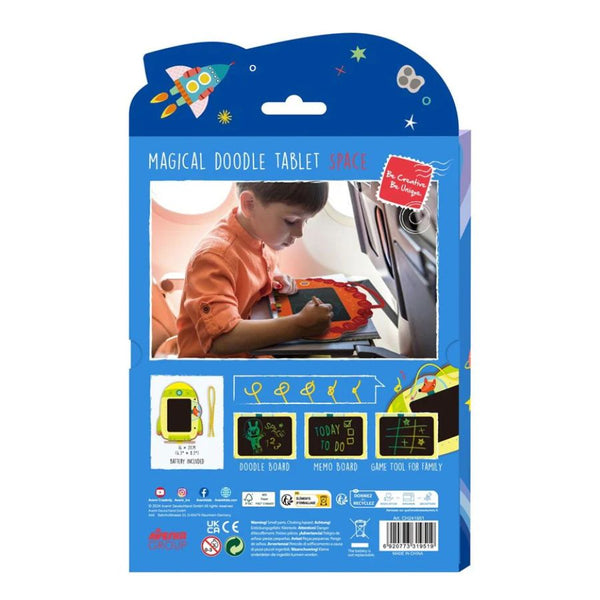 Avenir Magic Doodle Tablet LCD Artidoodle Board Spaceship Portable Fun | Travel Toys | KidzInc Australia 2