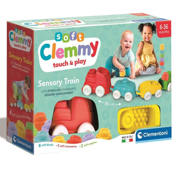 Clementoni Soft Clemmy Touch and Play Sensory Train |KidzInc Australia