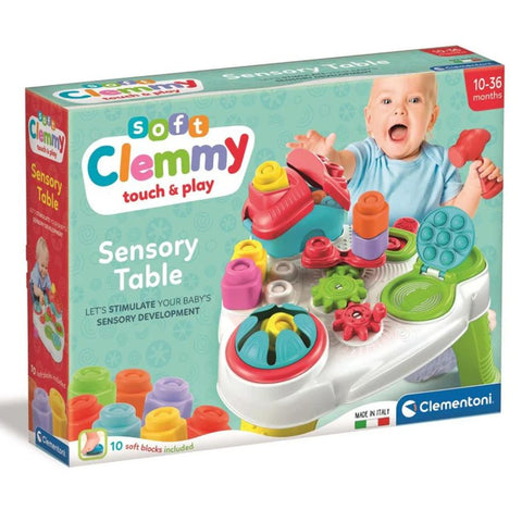 Clementoni Soft Clemmy Touch and Play Sensory Table |KidzInc Australia