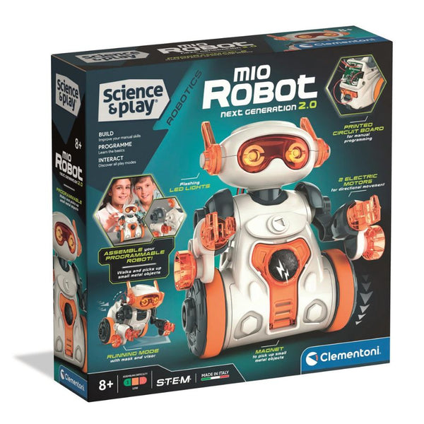 Clementoni Mio Robot Next Generation 2.0 | STEM Learning Toy | KidzInc Australia