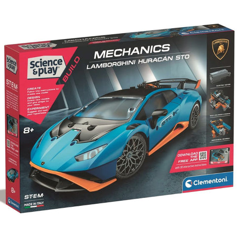 Clementoni Science and Play Build Mechanics Lamborghini Huracan STO | KidzInc Australia