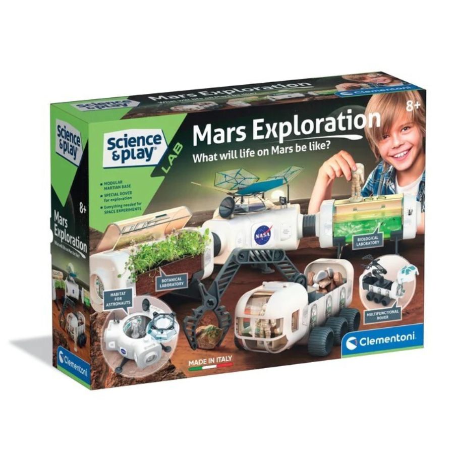 Science Stuff Nasa Clementoni Science & Play NASA Mars Exploration Science Kit | KidzInc