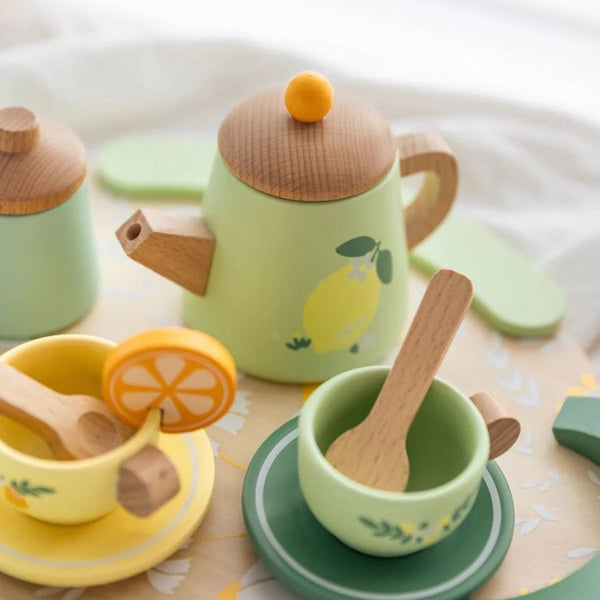 Classic World Vintage Wooden Afternoon Tea Set – Pretend Play (3yrs+) | KidzInc Australia 2