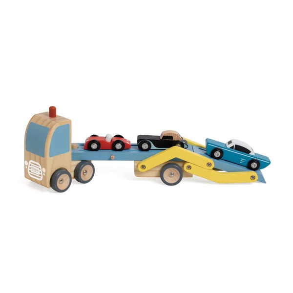 Classic World Wooden Car Transporter Truck – Pretend Play (18 months+) | KidzInc Australia 2