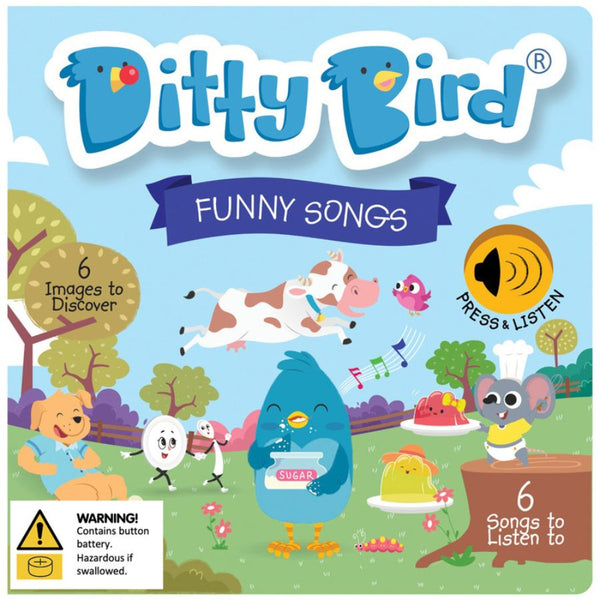 Ditty Bird Funny Songs Board Book | KidzInc Australia 4