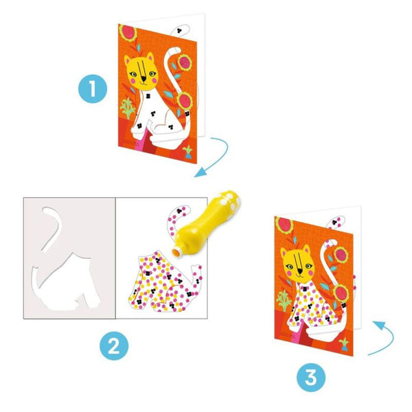 Djeco Its All About the Dots Painting Art Set for Toddlers | KidzInc Australia 3