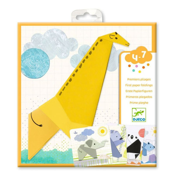 Djeco First Paper Foldings 1, 2, 3… Fold! Origami Set for Kids 4 to 7 Years | KidzInc Australia