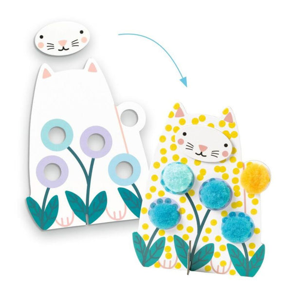 Djeco Dots and Pompoms In the Grass | Toddler Craft 18m+ | KidzInc Australia 3