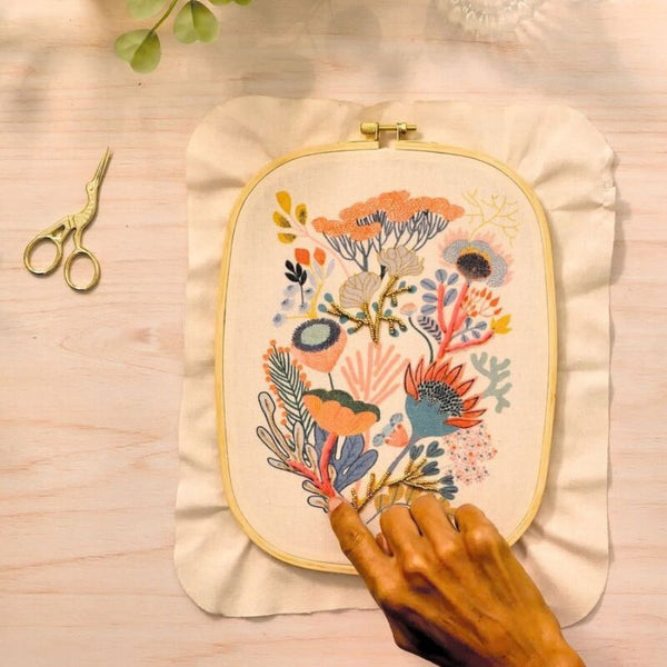 Djeco Atelier 58 Floral Beadwork Embroidery Kit | Ages 15+ | KidzInc Australia 4