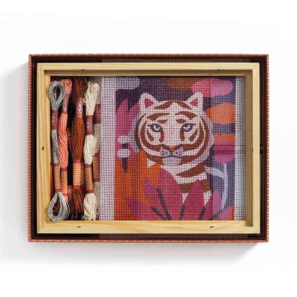 Djeco Atelier 64 Tiger Needlepoint Kit | Beginner Craft Set 15 Years + | KidzInc Australia 9