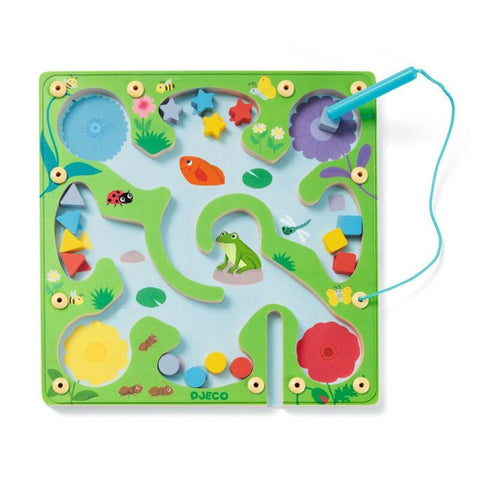 Djeco FroggyMaze with magnetic pen | KidzInc Australia