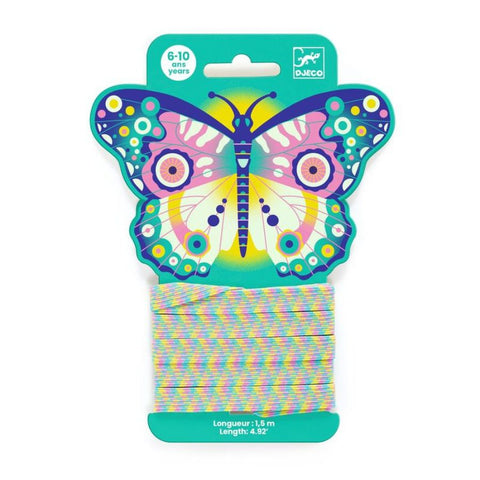 Djeco Chinese Jump Rope Butterfly | Elastics Game | Ages 6+ | KidzInc Australia