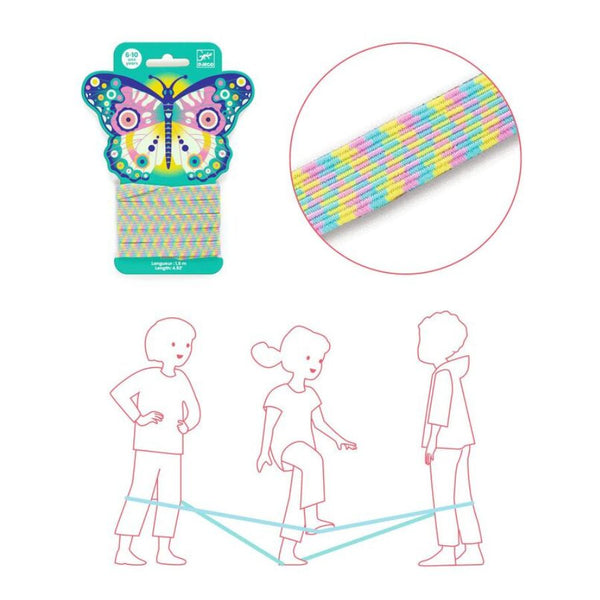 Djeco Chinese Jump Rope Butterfly | Elastics Game | Ages 6+ | KidzInc Australia 3