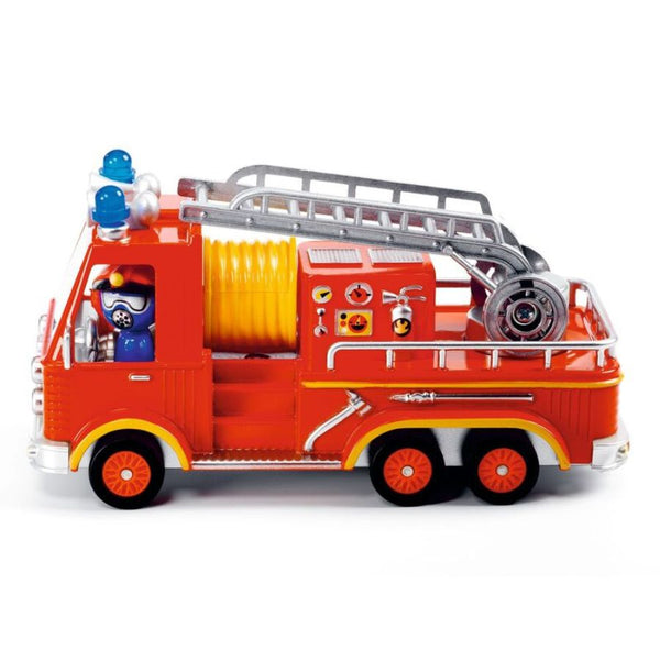 Djeco Captain Fire Crazy Motors – Metal Fire Truck Toy | KidzInc Australia 4