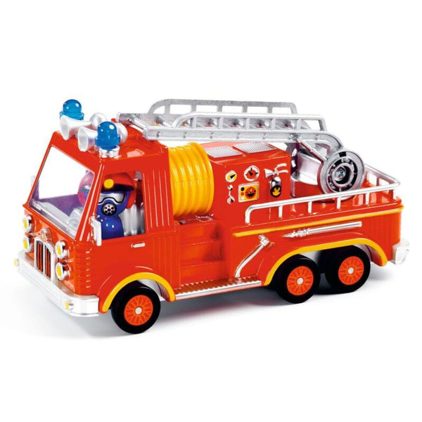 Djeco Captain Fire Crazy Motors – Metal Fire Truck Toy | KidzInc Australia 3