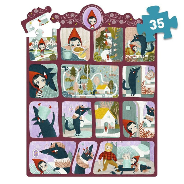 Djeco Little Red Riding Hood 35-Piece Story Puzzle | KidzInc Australia 3