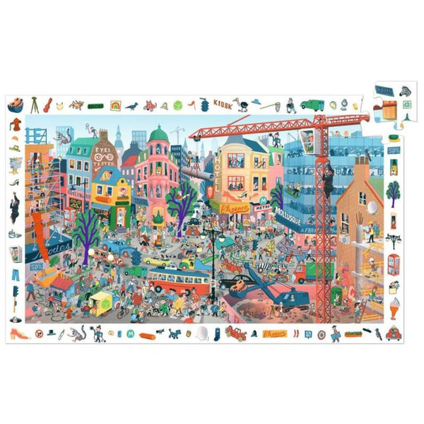 Djeco The City 200 piece Observation Puzzle | Learning Through Play | KidzInc Australia 4