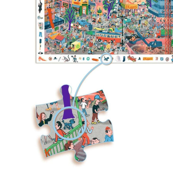 Djeco The City 200 piece Observation Puzzle | Learning Through Play | KidzInc Australia 3