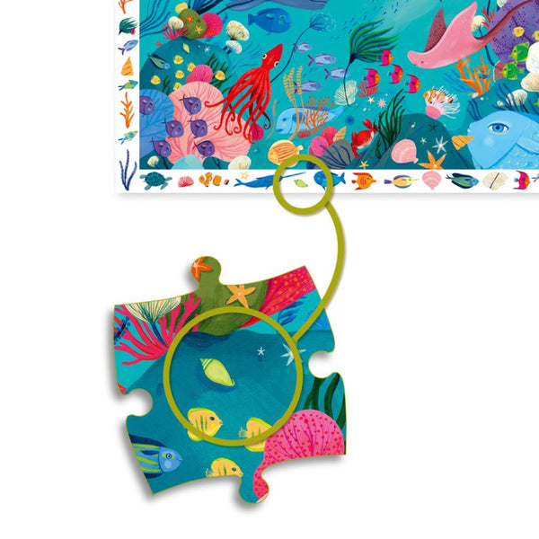 Djeco Aquatic 54-Piece Observation Puzzle | Underwater Adventure | KidzInc Australia 8