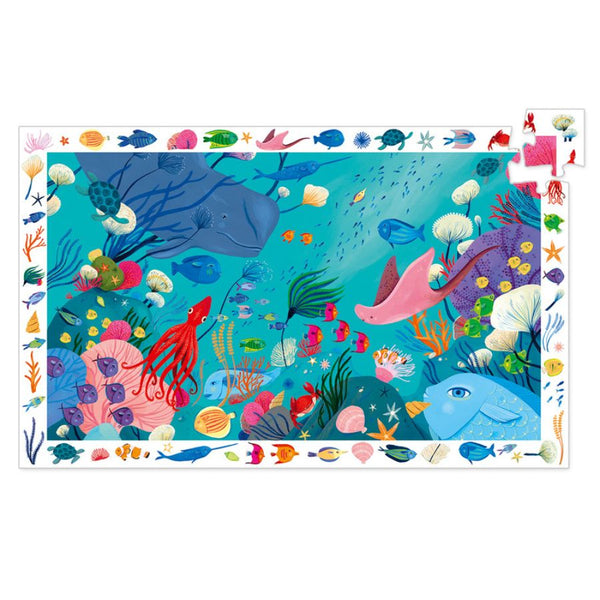 Djeco Aquatic 54-Piece Observation Puzzle | Underwater Adventure | KidzInc Australia 7