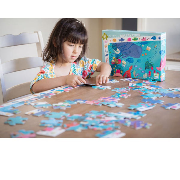 Djeco Aquatic 54-Piece Observation Puzzle | Underwater Adventure | KidzInc Australia 5