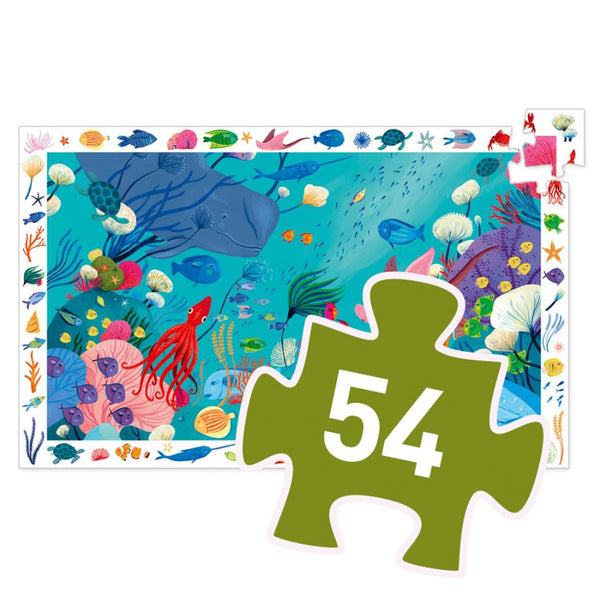 Djeco Aquatic 54-Piece Observation Puzzle | Underwater Adventure | KidzInc Australia 3