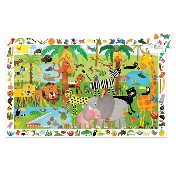 Djeco Jungle 35-Piece Observation Puzzle | Learn & Explore | KidzInc Australia 6
